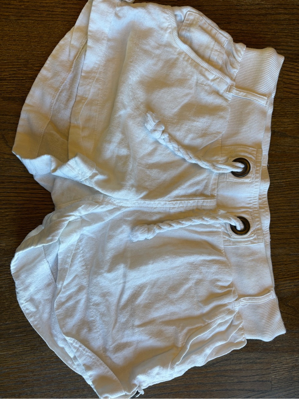 Women's White Shorts